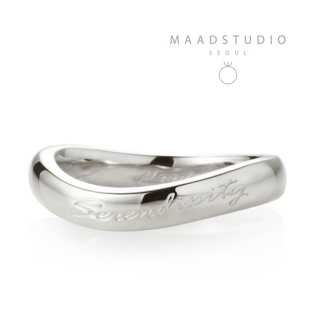 Serendipity ring (M) Sterling silver