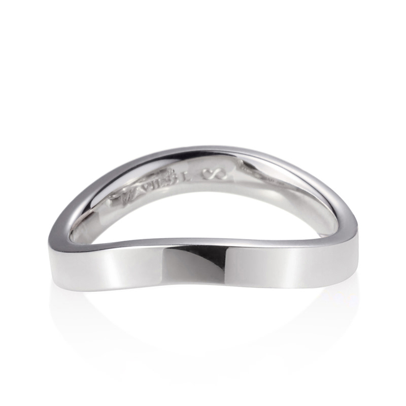 MR-VII 스퀘어밴드링_Infinity 3.0mm (대) 14K 화이트골드
