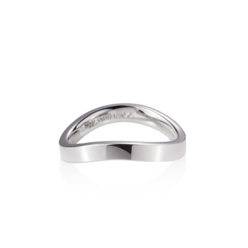 MR-VII Square Infinity wedding band ring 3.0mm (m) 14K White gold