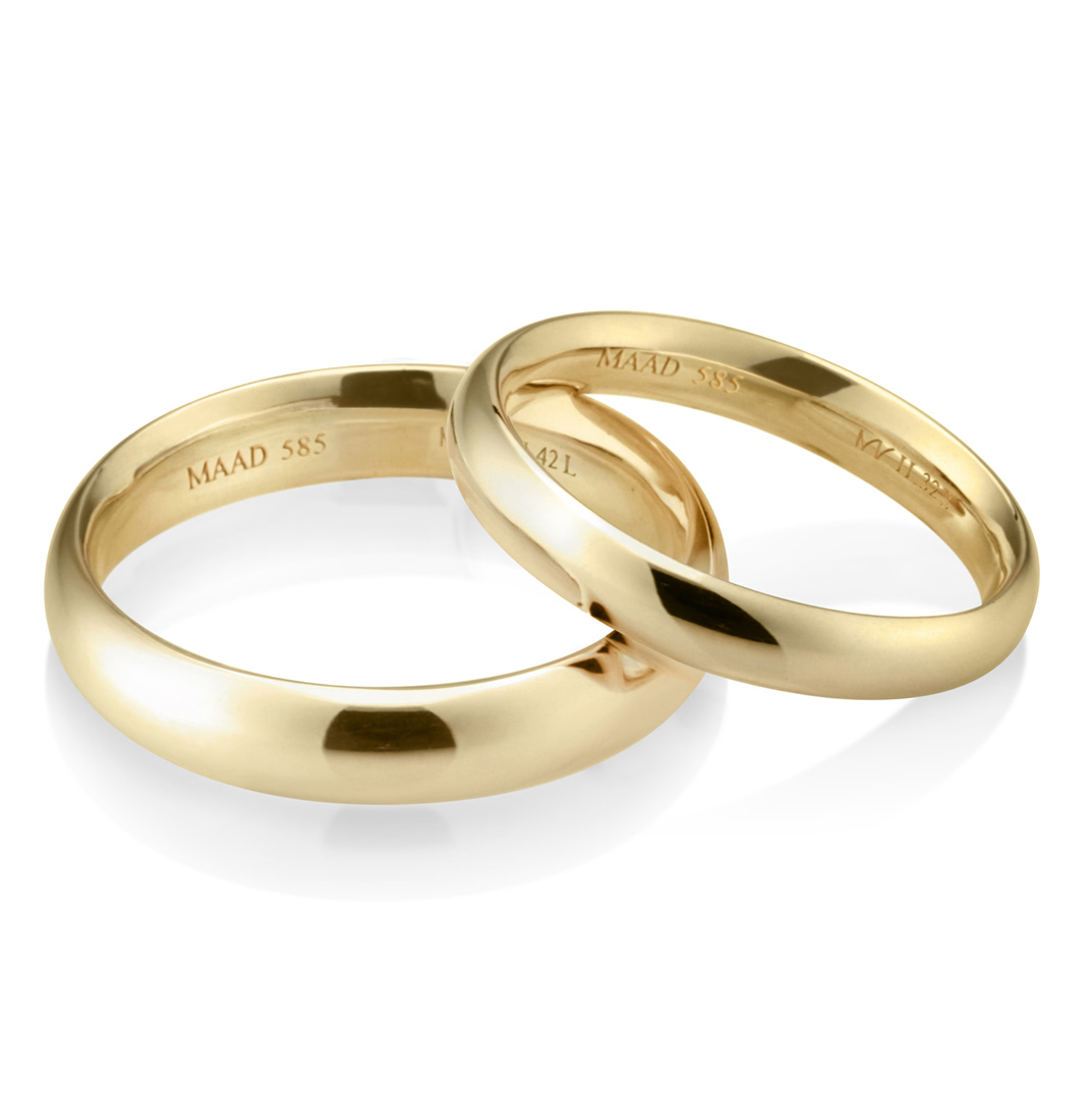 MR-II 오벌밴드 커플링 4.2mm+3.2mm (대+소) 14k