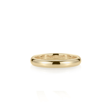 MR-III Oval dome band 3.6mm 14k gold