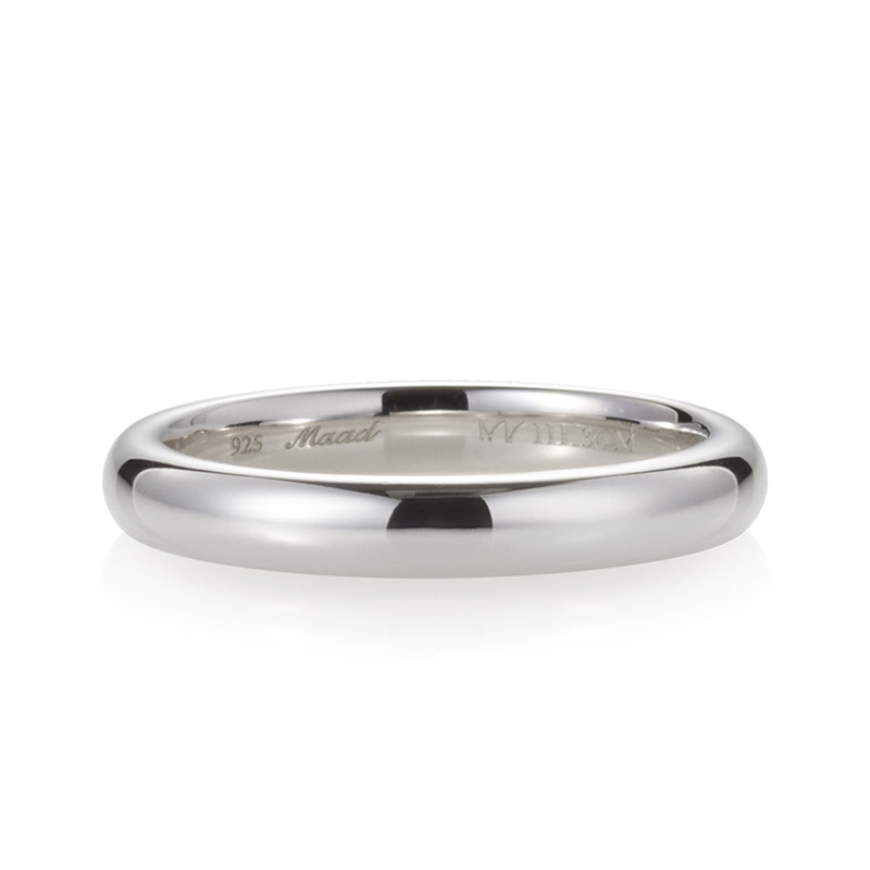 MR-III 오벌돔밴드링 3.6mm (중) Silver_925