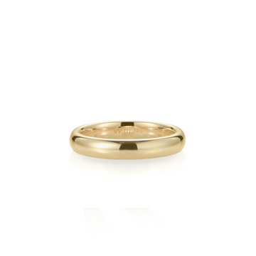 MR-III Oval dome band 3.9mm 14k gold