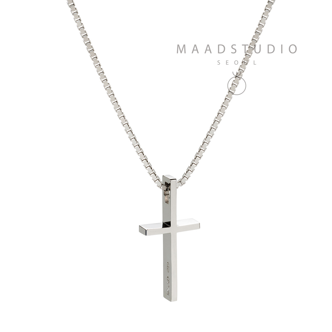 Simple Cross Pandant (XL) Sterling silver