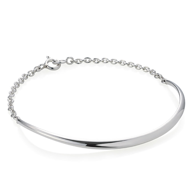 호수 슬림 팔찌 Silver_925