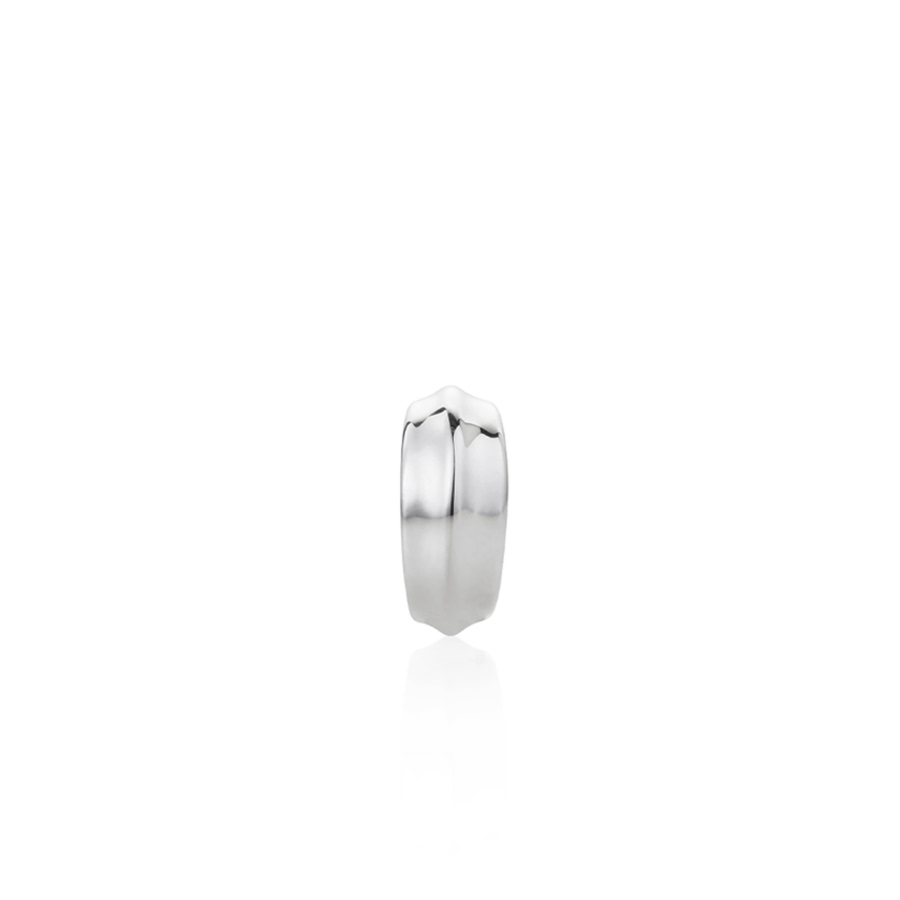 Eternity ear cuff 1ea 14k White gold