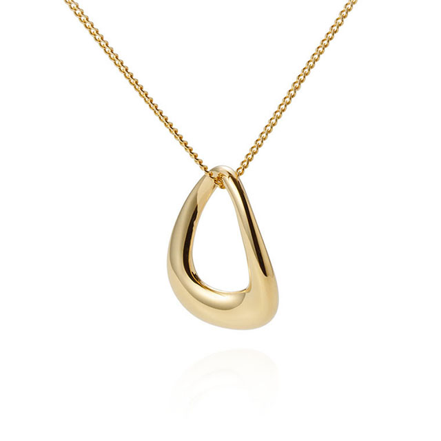 봄비 목걸이 (중) 14k