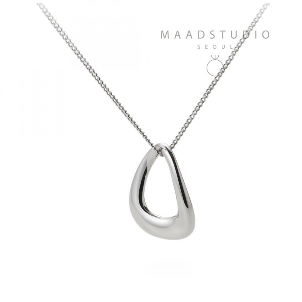 Spring rain pendant (M) Sterling silver