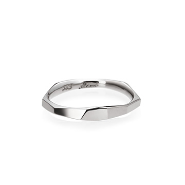 Twig ring (S) 14k White gold