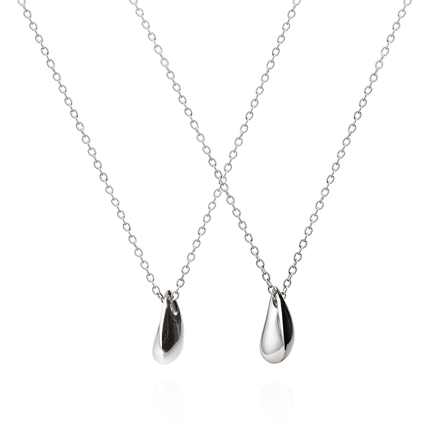 Dewdrop pendant 14k White gold