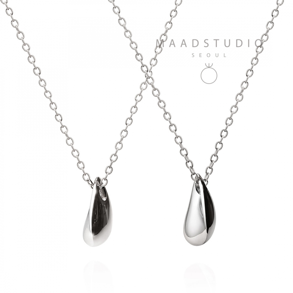 Dewdrop pendant 14k White gold