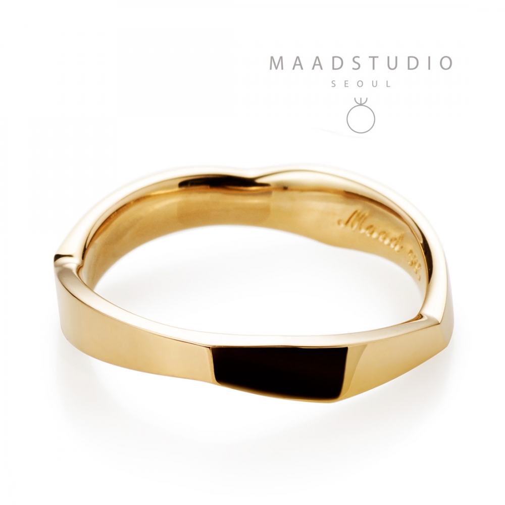 Bough ring (M) 14k gold