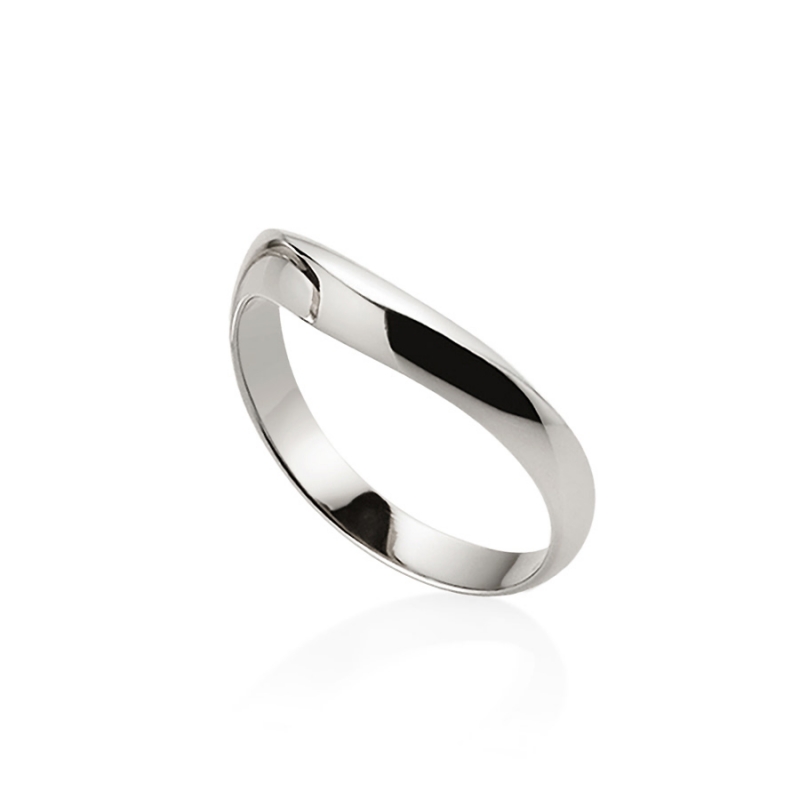 Lake wave ring (S) Sterling silver