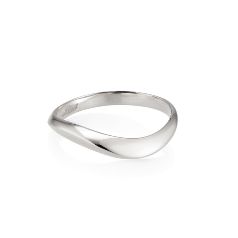 Lake wave ring (S) Sterling silver