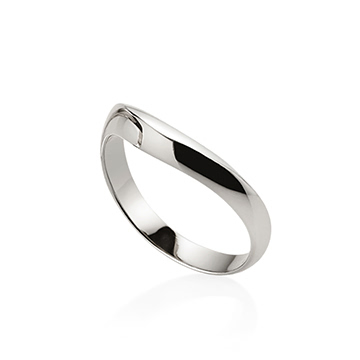 Lake wave ring (S) Sterling silver