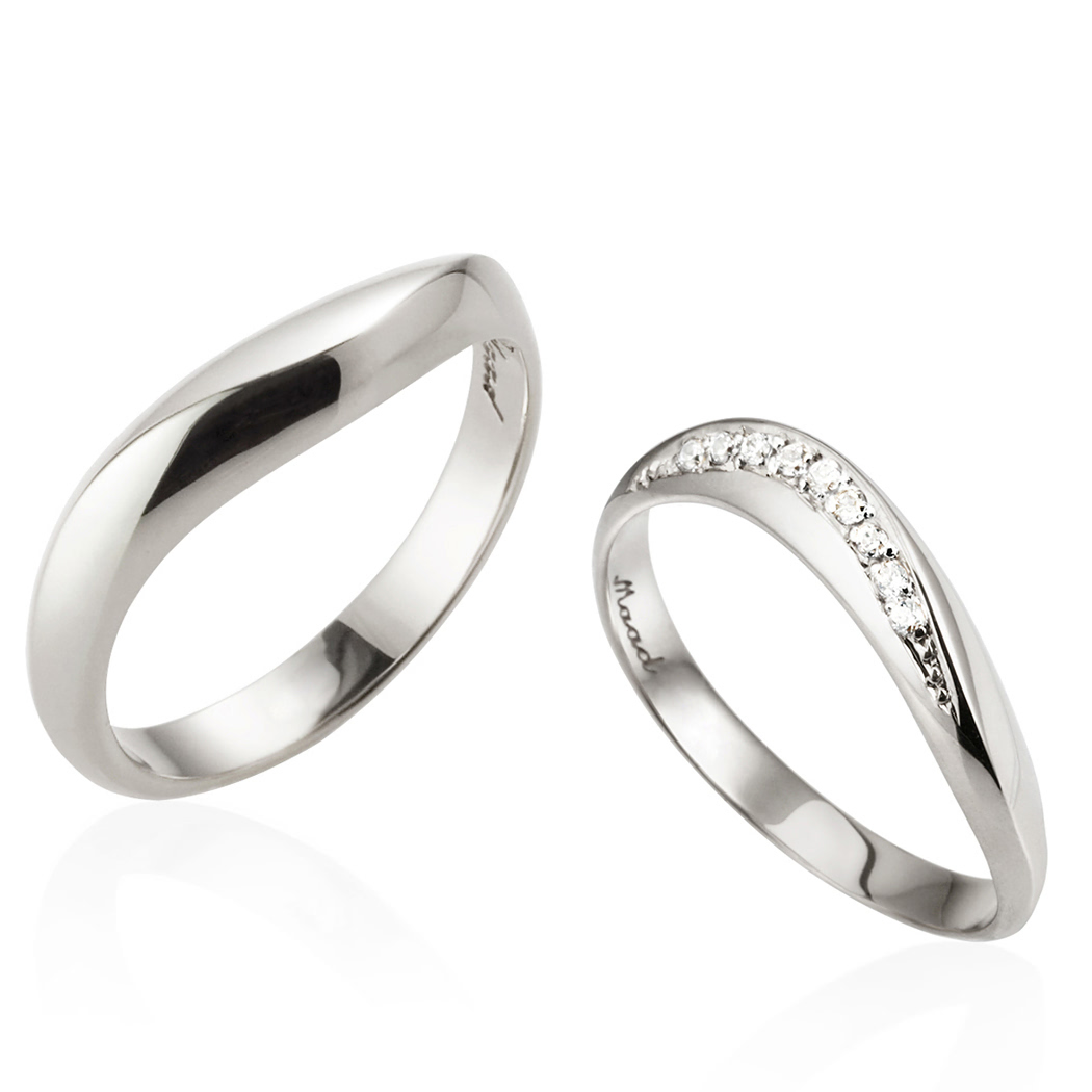 호수 커플링 (중+소) Silver_925 CZ & flat