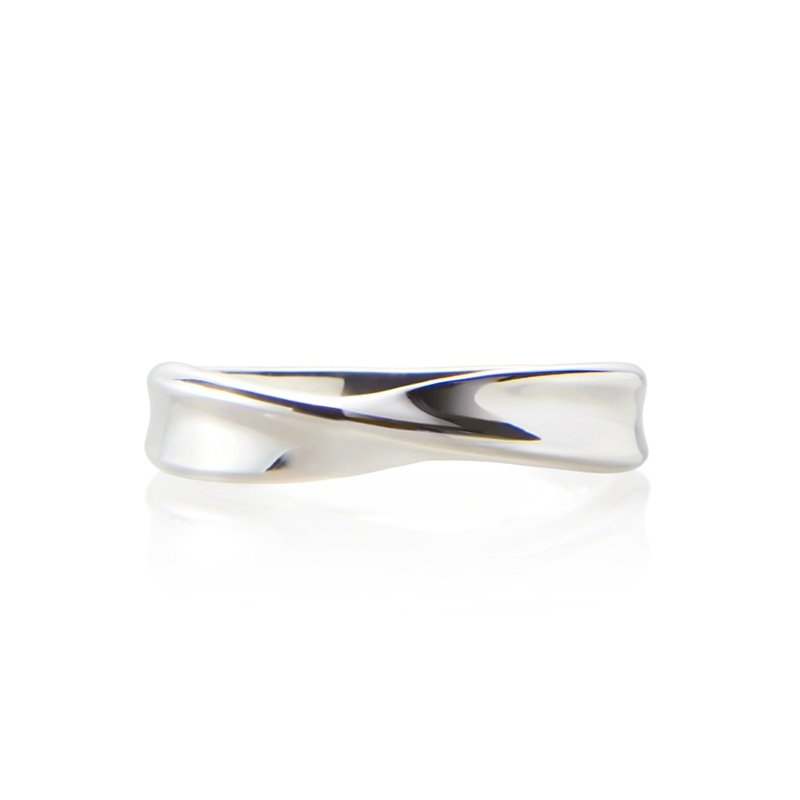 Infinity IV Solitaire ring (M) Sterling silver