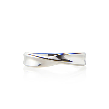 Infinity IV Solitaire ring (M) Sterling silver