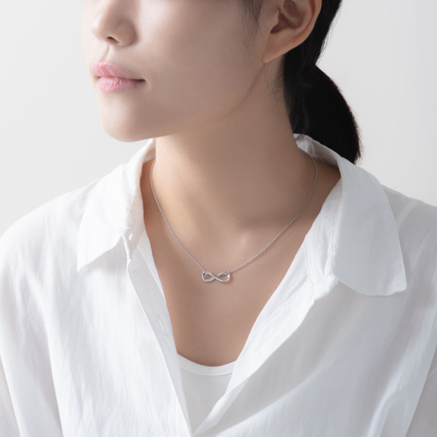 인피니티 목걸이 (대) Silver_925