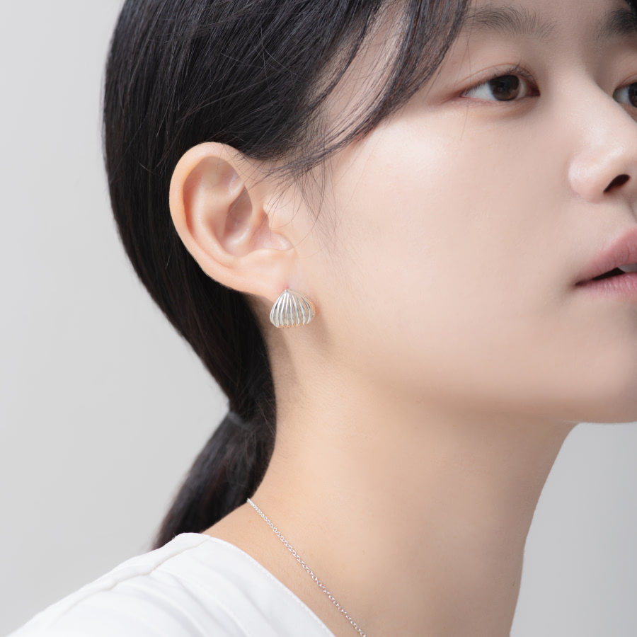 시쉘 귀걸이 Silver_925