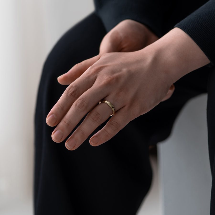 밀그레인 플랫 커플링 (4mm+4mm) 14k CZ & flat