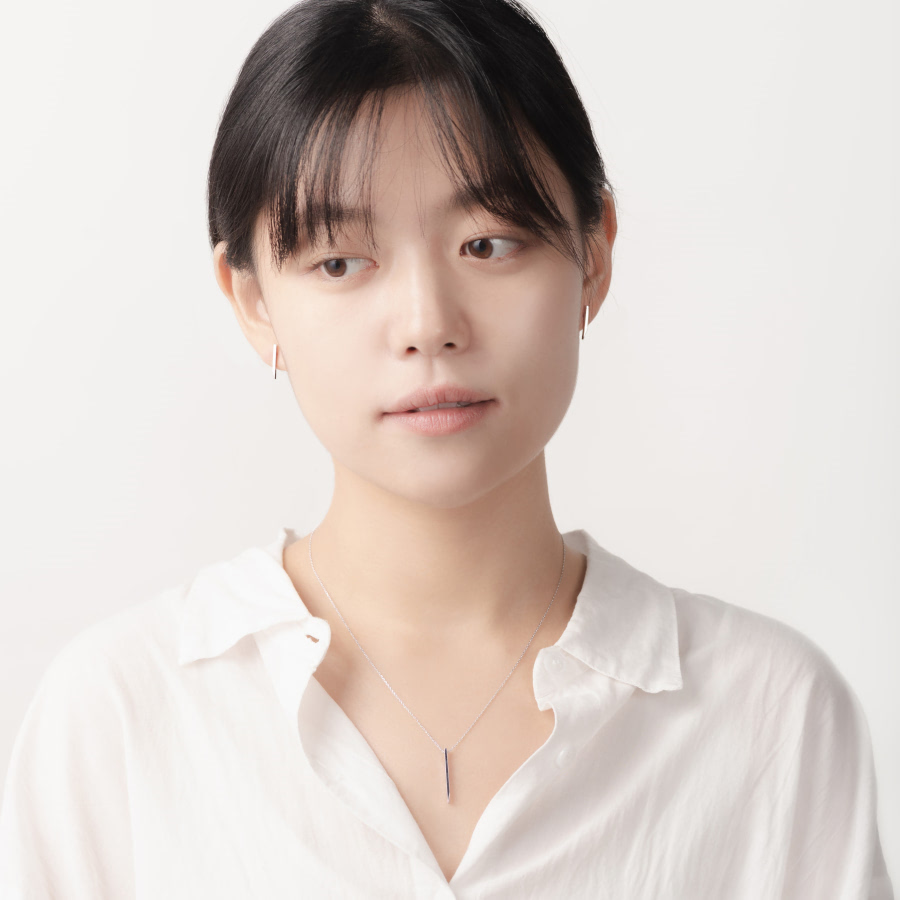 스틱 웨지 Set 14k 화이트골드