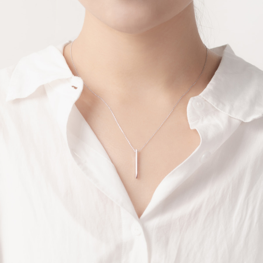 스틱 웨지 Set 14k 화이트골드