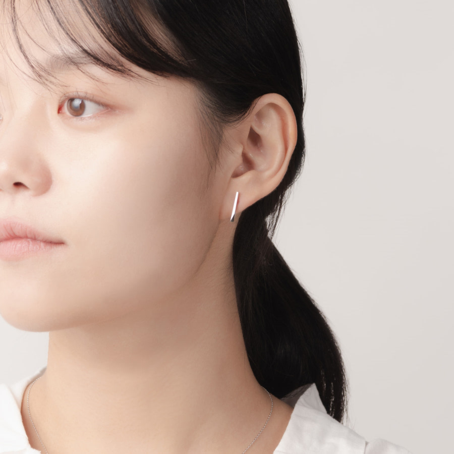 스틱 웨지 Set 14k 화이트골드