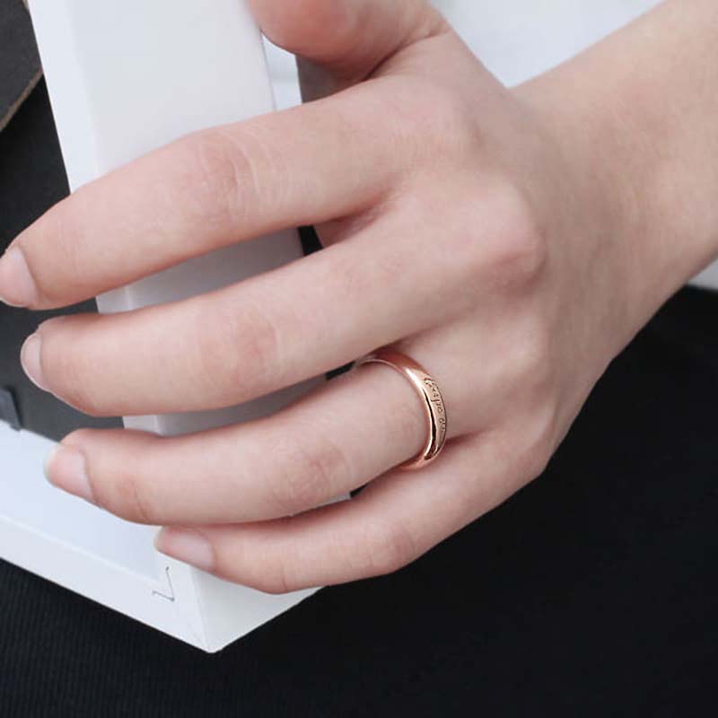 까르페디엠 반지 (소) 14k 레드골드