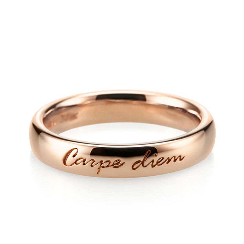 까르페디엠 반지 (소) 14k 레드골드