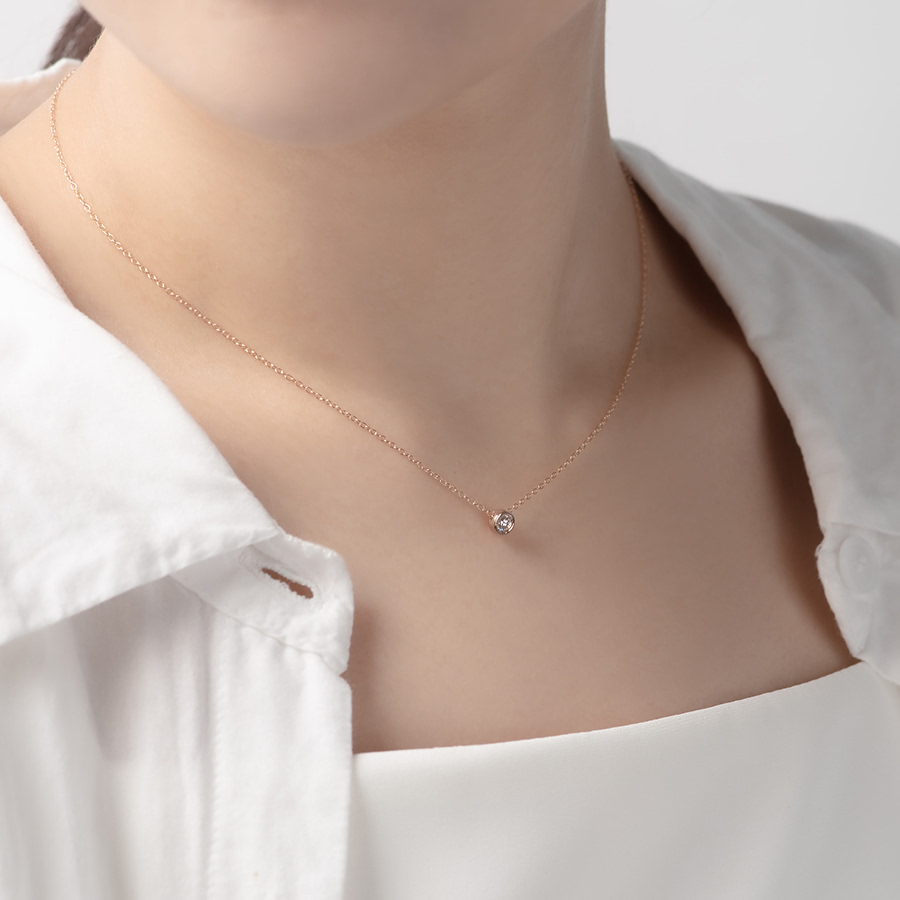 헤미스피어 Set 14k 레드골드 0.1ct