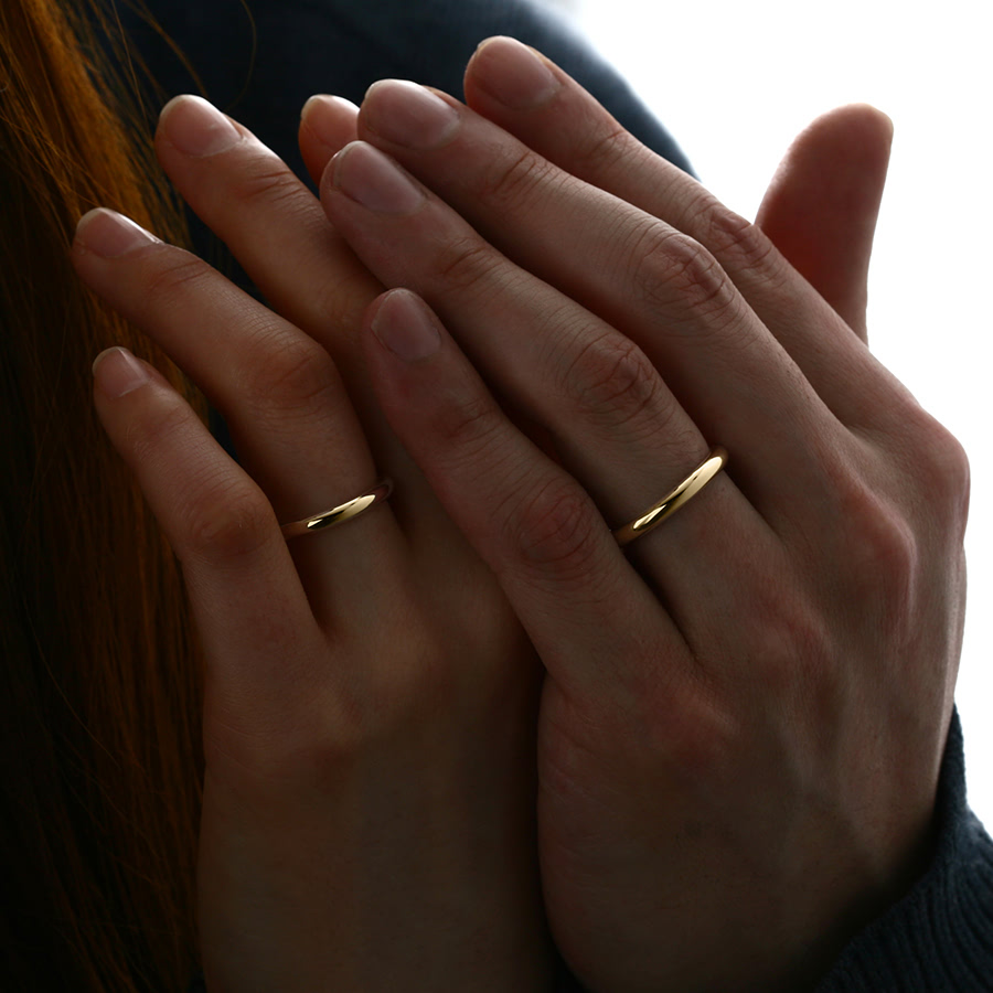 MR-I 오벌밴드_Raised 커플링 3.0mm+2.7mm (중+중) 14k