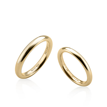 MR-I 오벌밴드_Raised 커플링 3.0mm+2.7mm (중+중) 14k