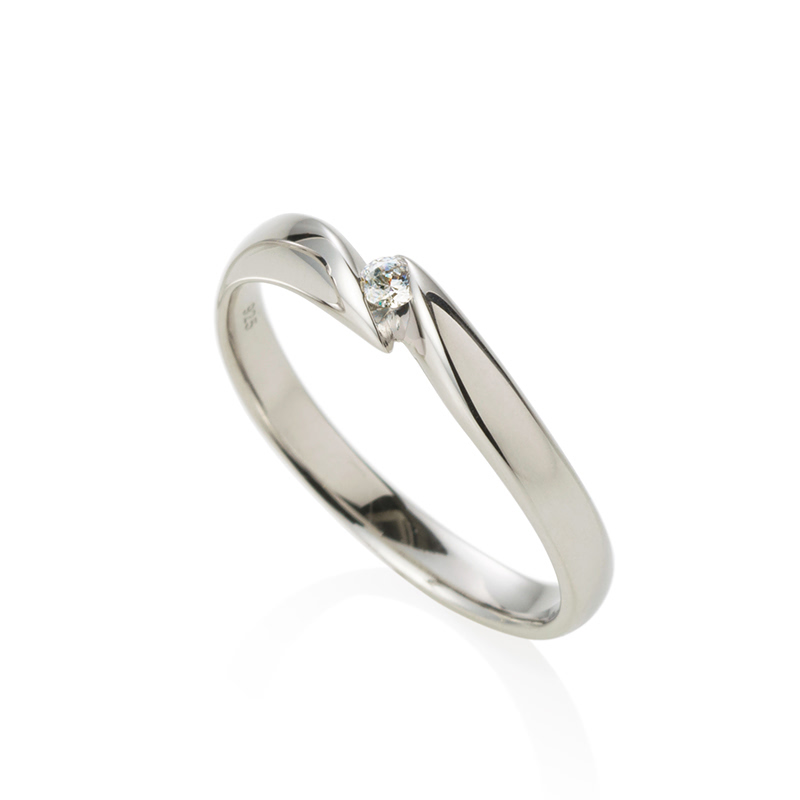 춘란 MG 반지 (중) Silver_925 0.04ct