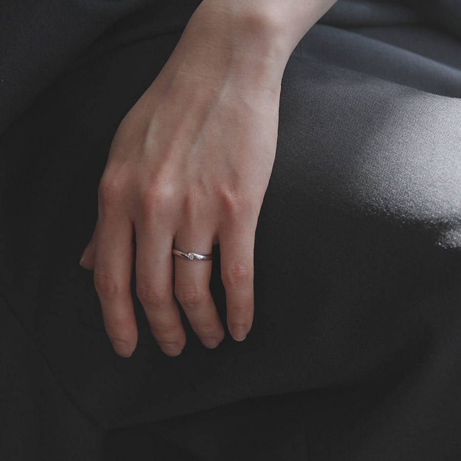 춘란 MG 커플링 (중+중) Silver_925 0.04ct