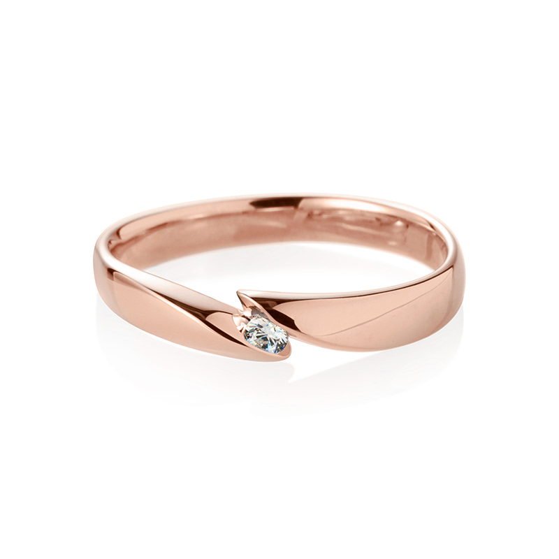 춘란 MG 반지 (중) 14k 레드골드 0.04ct