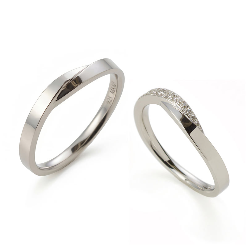 유니즌 II 커플링 (소+소) Silver_925 CZ &amp; flat