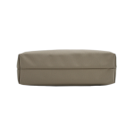 LEATHER POCKET SHOULDER BAG / BEIGE