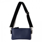 DOUBLE ZIPPER MINI CROSS / DEEP BLUE