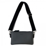 DOUBLE ZIPPER MINI CROSS / DARKGRAY