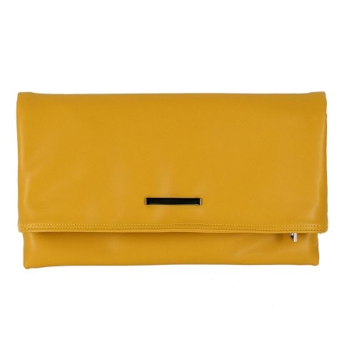 AO FOLDER CLUTCH BAG/ MURSTARD