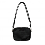 BEBE MINI SQUARE CROSS BAG / PATTERNED BLACK