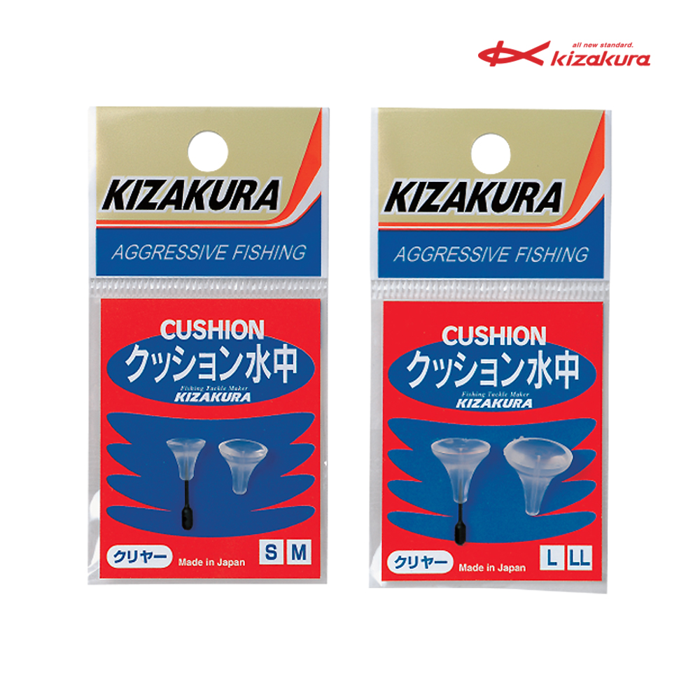 키자쿠라 쿠션수중클리어 쿠션고무 전유동채비 수중찌