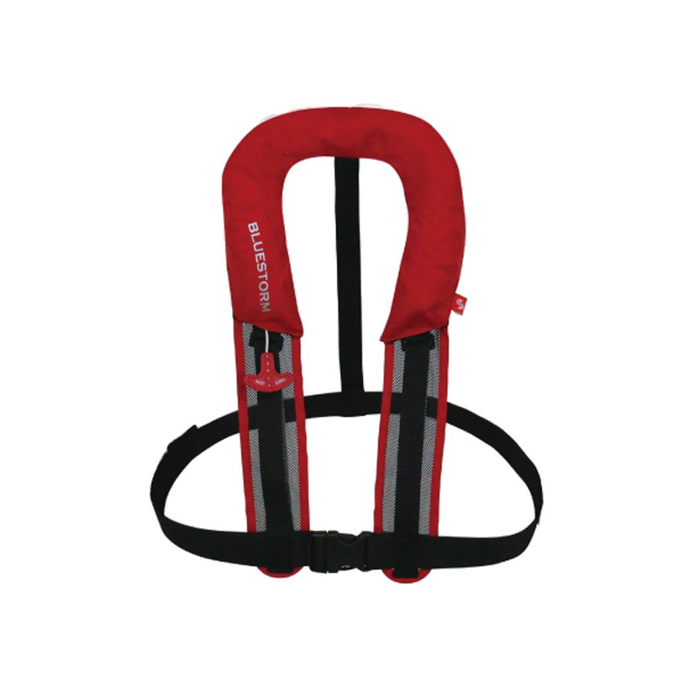 블루스톰 BSJ-8320RS 자동팽창식 구명조끼 게임베스트
