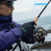 시마노 베이직 웜글러브 GL-070Y 방풍 투습 기모 낚시장갑