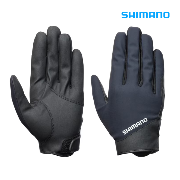 시마노 베이직 웜글러브 3컷 GL-071Y 방풍 투습 기모 낚시장갑