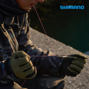 시마노 베이직 웜글러브 3컷 GL-071Y 방풍 투습 기모 낚시장갑