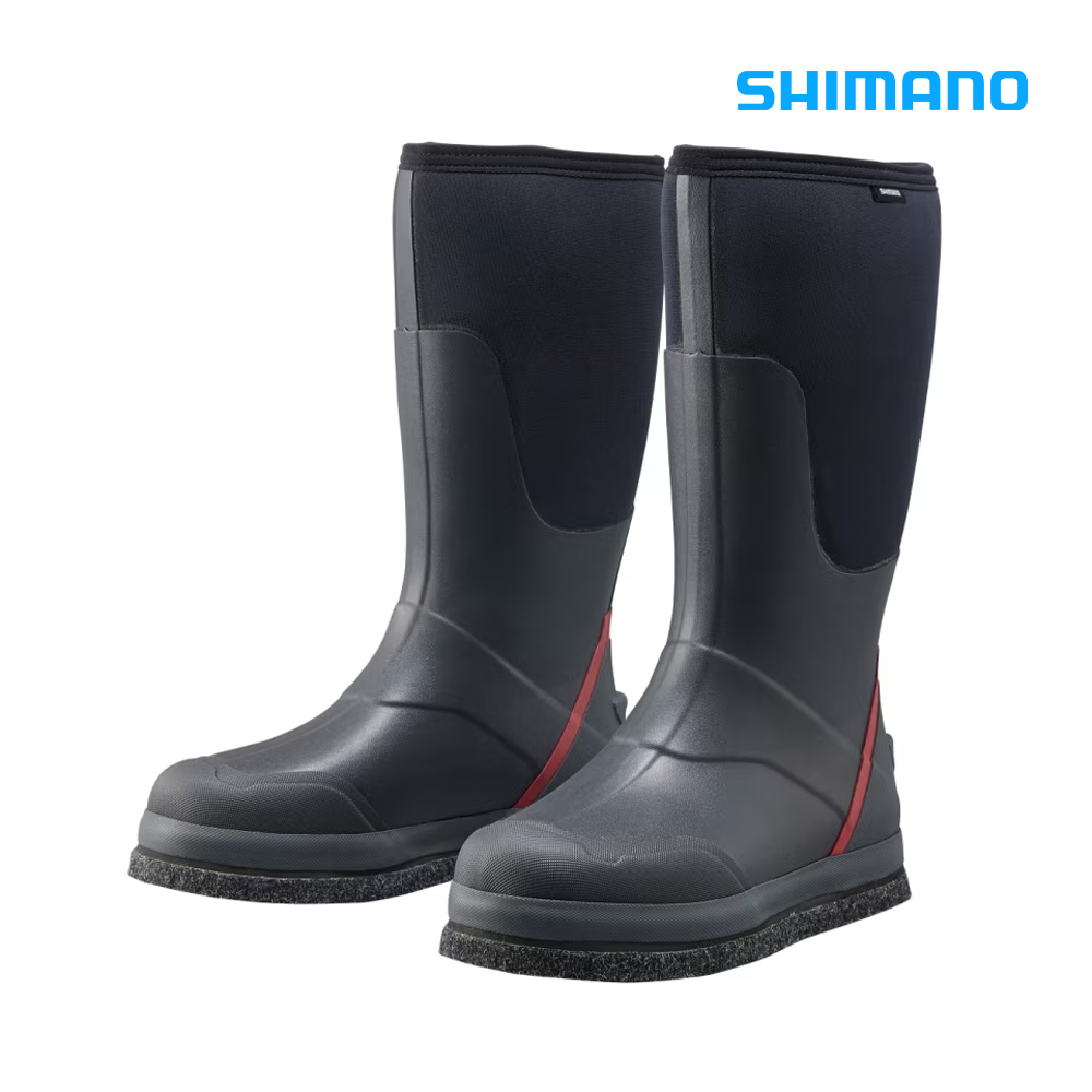 시마노 겨울 낚시장화 FB-034W 서멀 부츠 커트 러버 핀 펠트