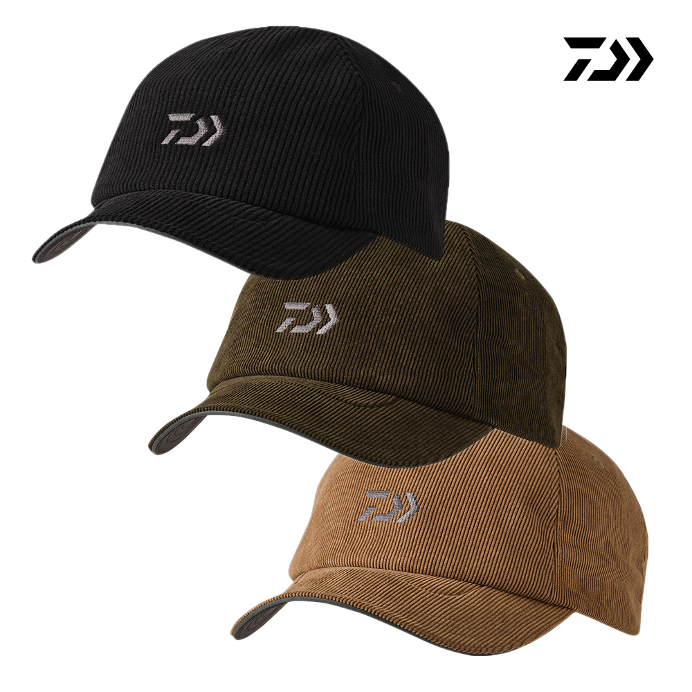 다이와 DC-4125W 코듀로이 캡 겨울 낚시모자
