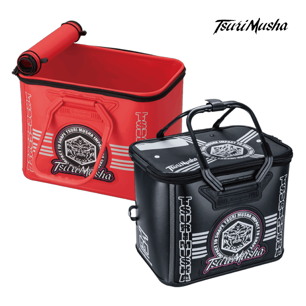 쯔리무사 무사글로우 엠블럼 바칸 갯바위 낚시가방 살림통 밑밥통